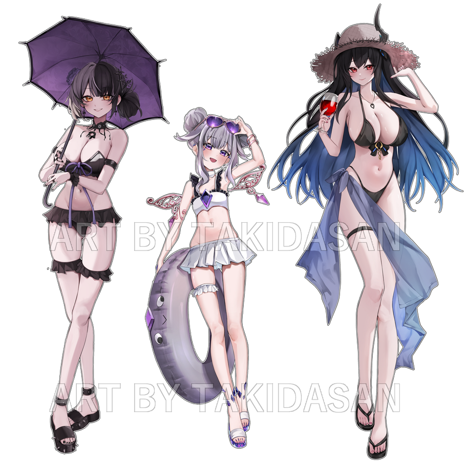 Shiori, Biboo & Nerissa